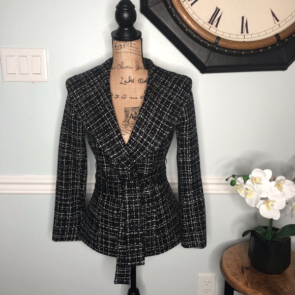 Calvin Klein Jackets & Blazers - Calvin Klein Black White Jacket Size 2